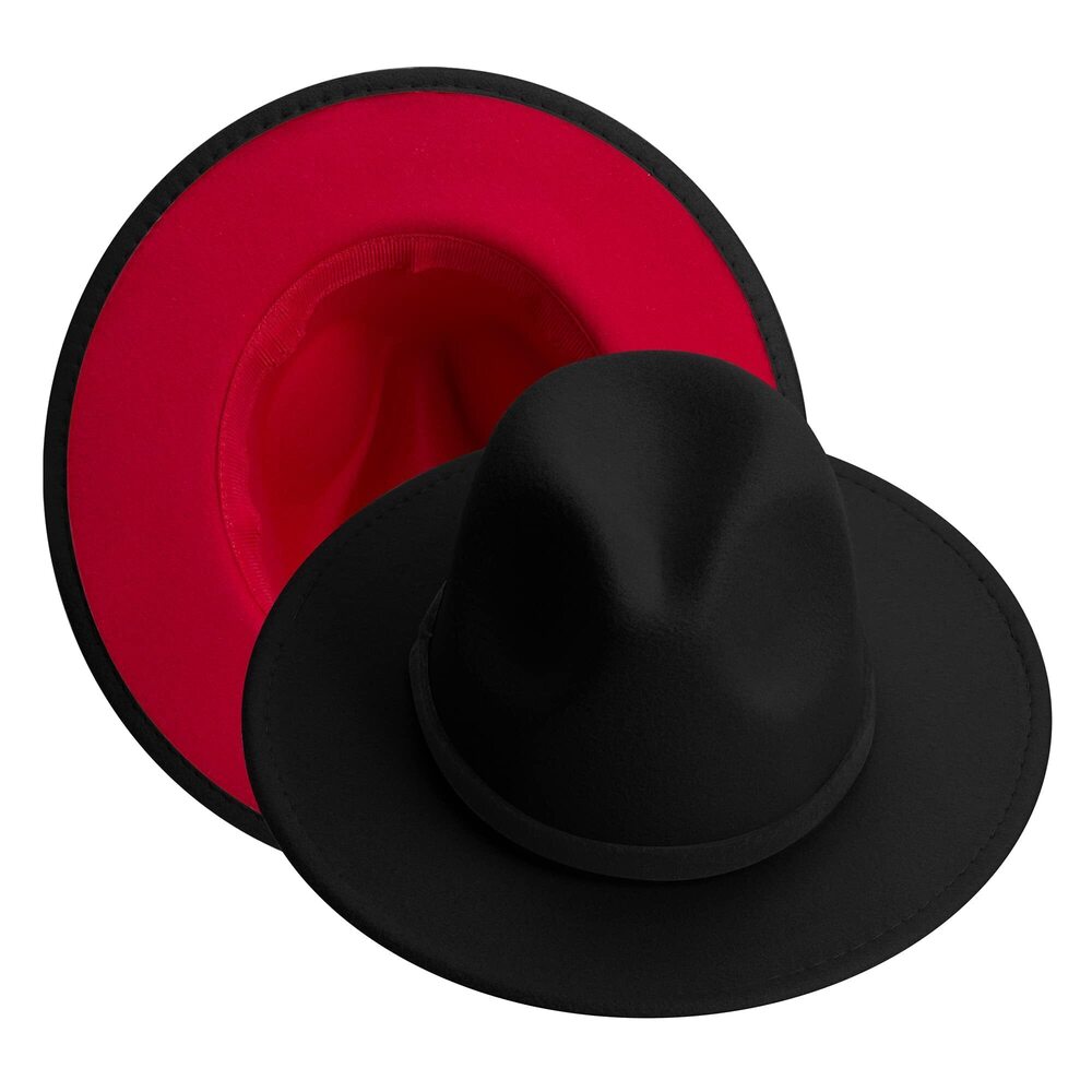 9837 Wide Brim Fedora Hat